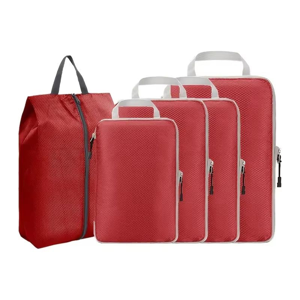 Travel Compression Packing Cubes  Luggage Organizer Set For Clothes Shoes  Accessories 15