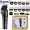 Kemei 1858 Professional Hair Clipper DLC Blade Cordless Beard Trimmer With LED Light USB Recharge 0