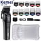 Kemei 1858 Professional Hair Clipper DLC Blade Cordless Beard Trimmer With LED Light USB Recharge 6