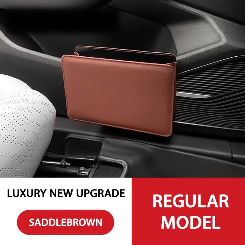 Foldable Car Trash Can  Door Storage Box  MultiPurpose Hanging Seat Back Organizer For Car Interior 9