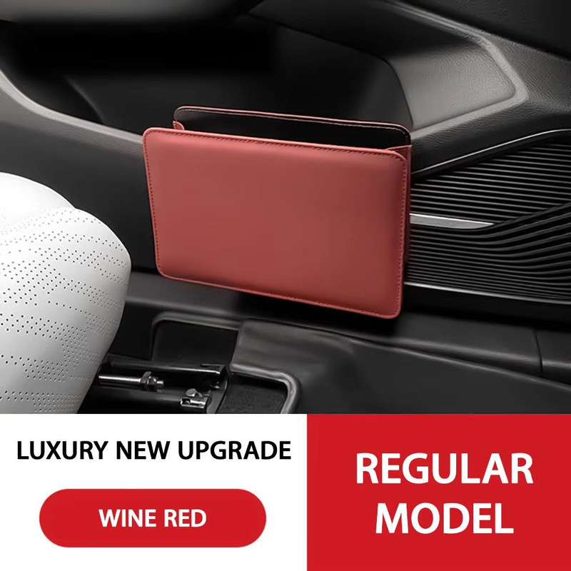 Foldable Car Trash Can  Door Storage Box  MultiPurpose Hanging Seat Back Organizer For Car Interior 5