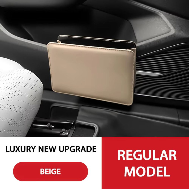 Foldable Car Trash Can  Door Storage Box  MultiPurpose Hanging Seat Back Organizer For Car Interior 6