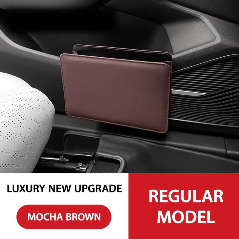 Foldable Car Trash Can  Door Storage Box  MultiPurpose Hanging Seat Back Organizer For Car Interior 8