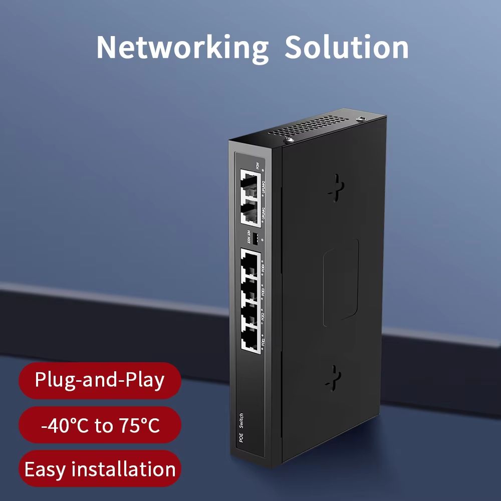 468 Port POE Switch 100Mbps  Smart RJ45 Injector For IP Cameras NVR  Wireless Access Points 5