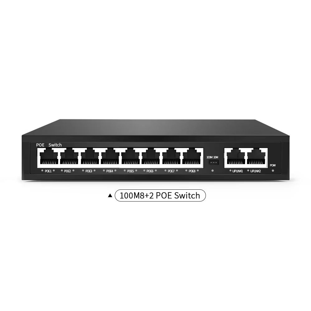 468 Port POE Switch 100Mbps  Smart RJ45 Injector For IP Cameras NVR  Wireless Access Points 7