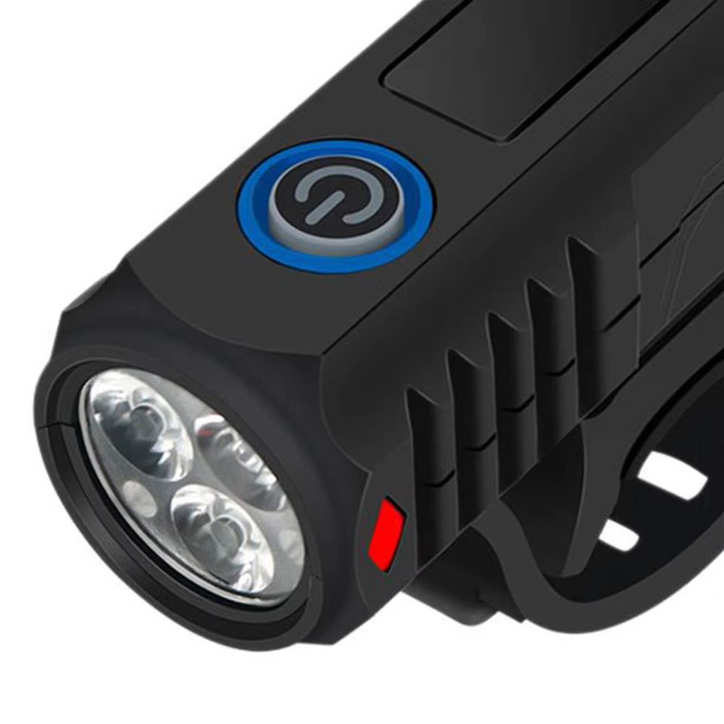 USB Rechargeable LED Bike Headlight  HighBrightness Cycling Safety Front Light For MTB  Road Bikes 5