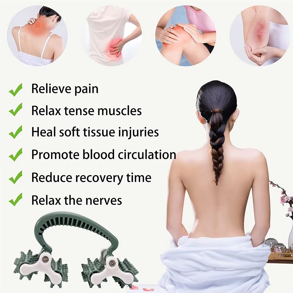 Muscle Massage Roller  Myofascial Release  AntiCellulite Tool For Back Neck Waist  Legs 1