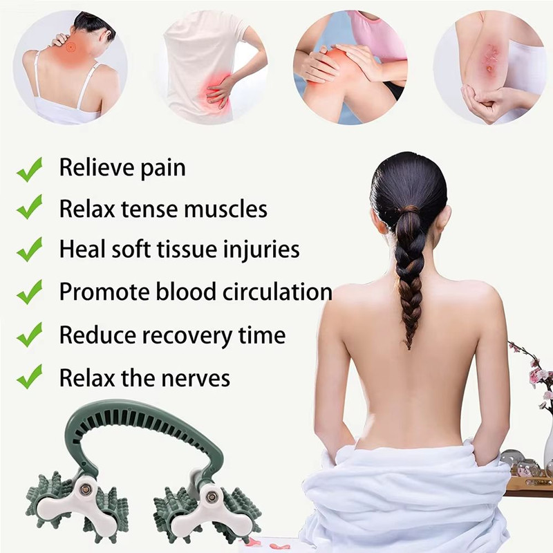 Muscle Massage Roller  Myofascial Release  AntiCellulite Tool For Back Neck Waist  Legs 1