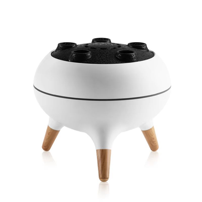 Dynamic MultiSpray Flame Humidifier With Remote Control  Colorful LED Lights 1