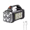 2025 Solar USB Rechargeable LED Flashlight Powerful Outdoor Torch With COB Light Power Bank 7