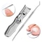 AntiSplash Thick Toenail Clippers Large Opening Curved Nail Cutter For Precise Manicures 16