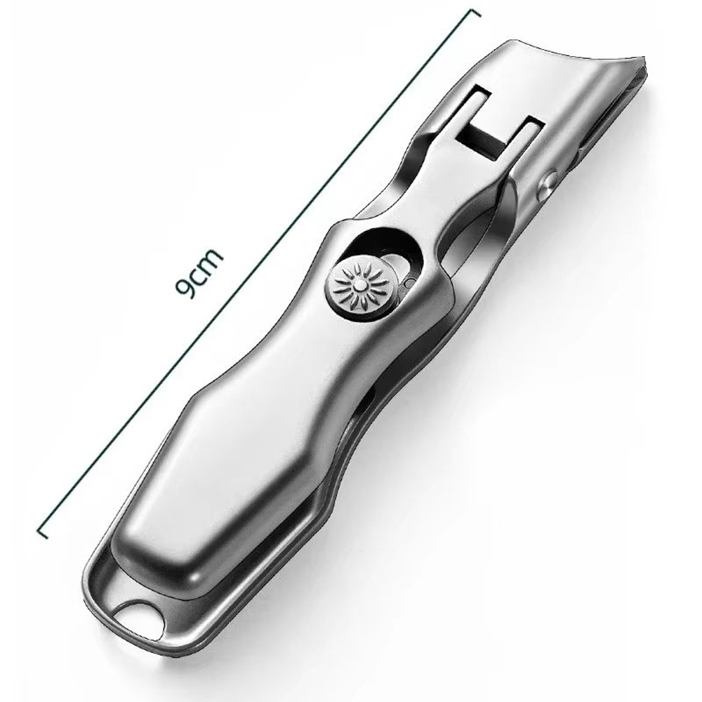AntiSplash Thick Toenail Clippers Large Opening Curved Nail Cutter For Precise Manicures 6