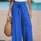 Four Seasons Wide Leg Drawstring Pants Casual Chic Comfort For Women 8