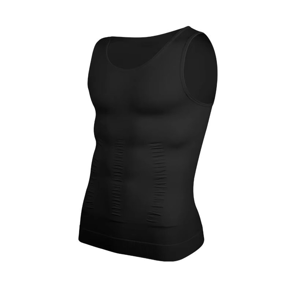Mens Slimming Compression Vest Body Shaper Tank Top For Tummy Control Workout Support 7