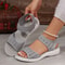 Womens Mesh Sports Sandals Breathable Summer Flat Shoes With Open Toe Plus Size Options 1