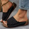 Womens Summer Wedge Sandals Comfortable Heeled Shoes For Indoor Outdoor Wear 1