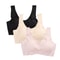 3PCS Womens Ice Silk Seamless Bras Padded PushUp Bralette Tops For Summer Comfort Sleep 9