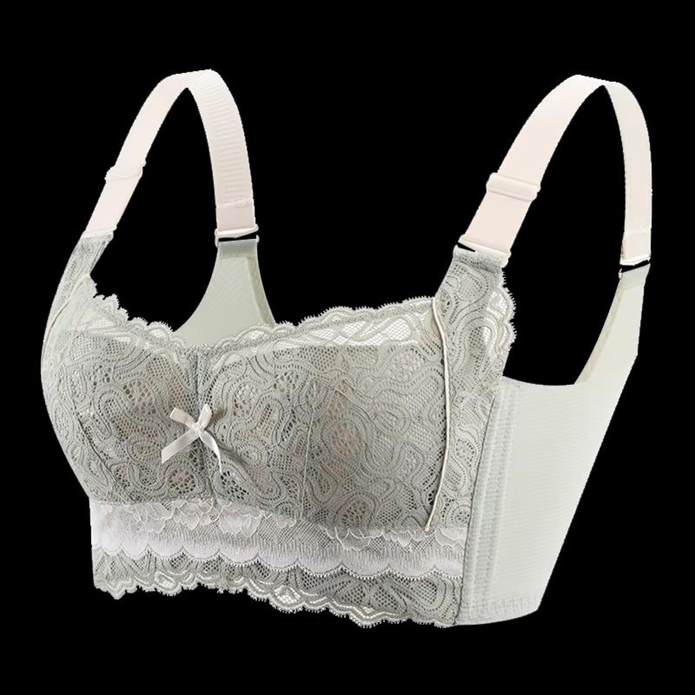 Wireless Lace Bra For Women Thin Cup Minimizer Brassiere With PushUp Support In Plus Sizes 5