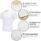 2PCS Mens Slimming Body Shaper TShirt Compression Shapewear With Belly Control Posture Support 1