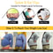 2PCS Mens Slimming Body Shaper TShirt Compression Shapewear With Belly Control Posture Support 5