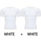 2PCS Mens Slimming Body Shaper TShirt Compression Shapewear With Belly Control Posture Support 8