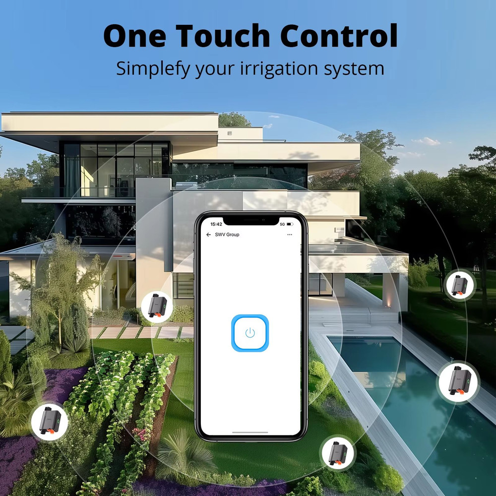 SONOFF SWV ZigBee 30 Smart Water Valve Automatic Irrigation System With App Control Voice Assista 3
