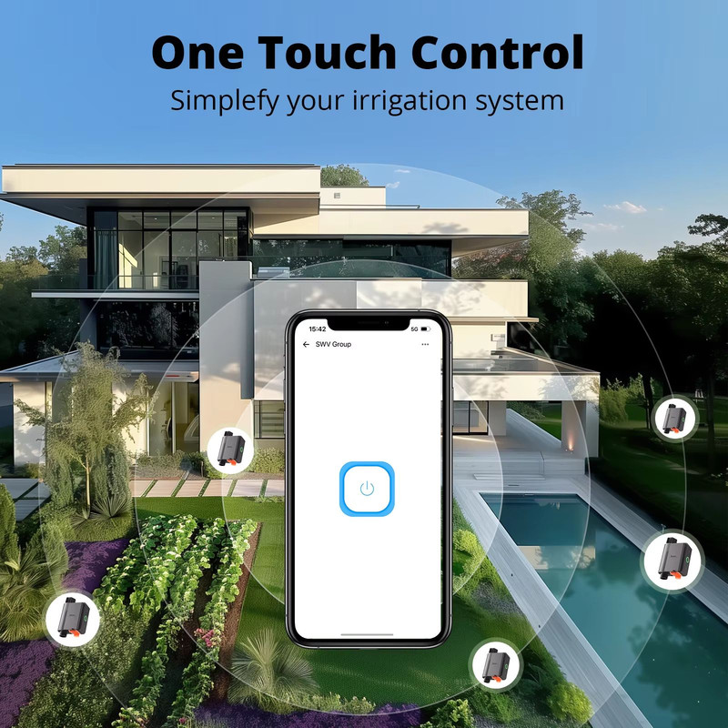 SONOFF SWV ZigBee 30 Smart Water Valve Automatic Irrigation System With App Control Voice Assista 3