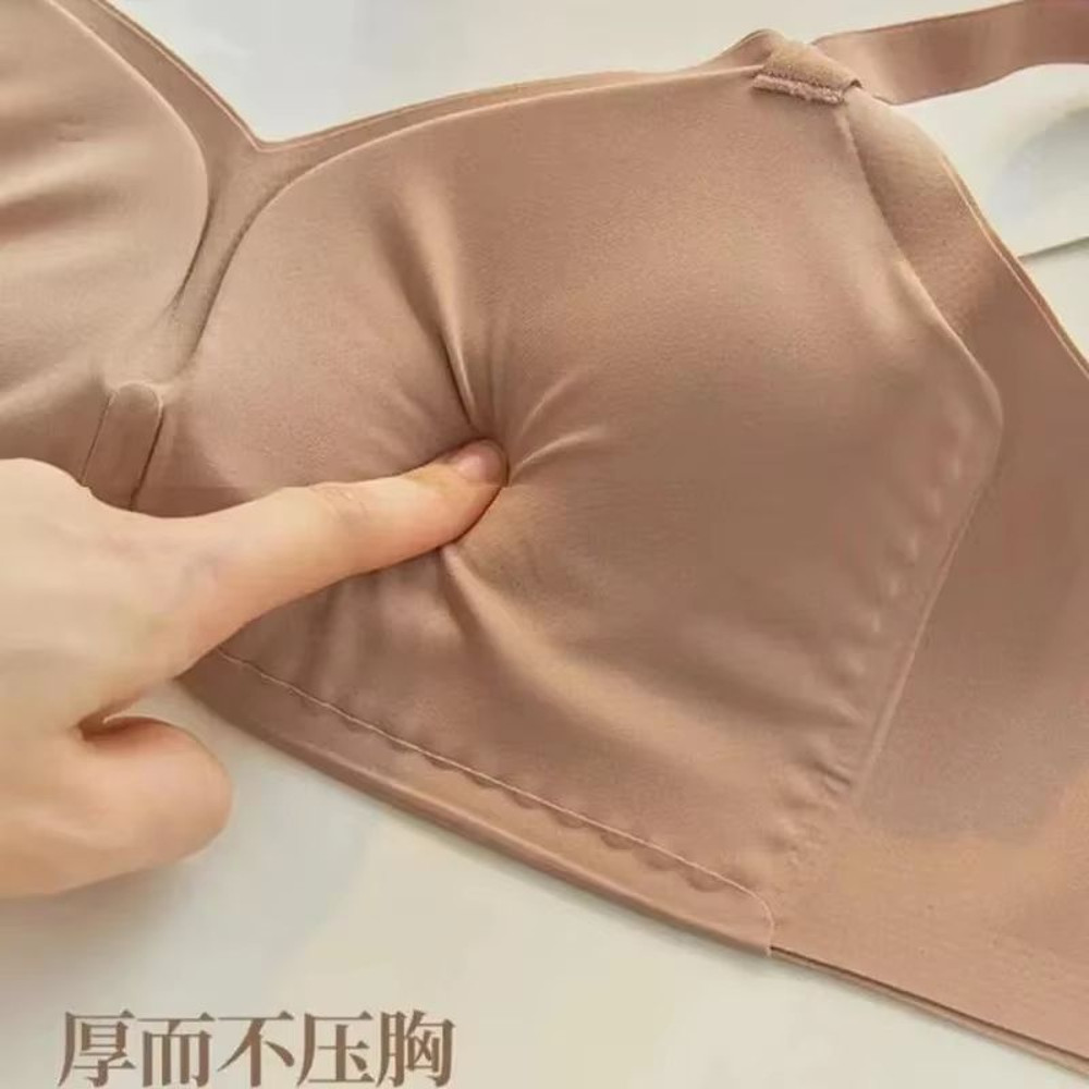 Seamless Push Up Bra For Small Bust Gathered Lift With Comfortable Support 2