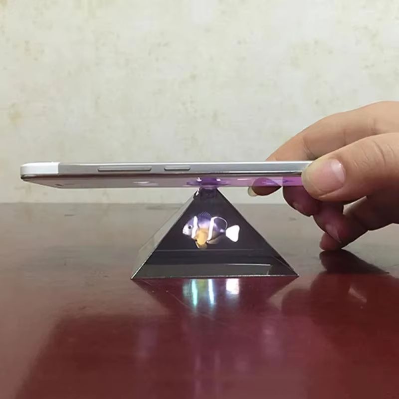 3D Hologram Pyramid Projector Mobile Screen Magnifier For Smartphones 1