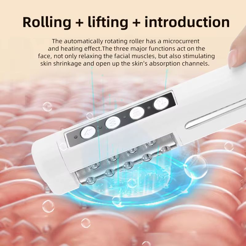 EMS Facial Roller With Heating Vibration Skin Tightening Lifting Beauty Device 1