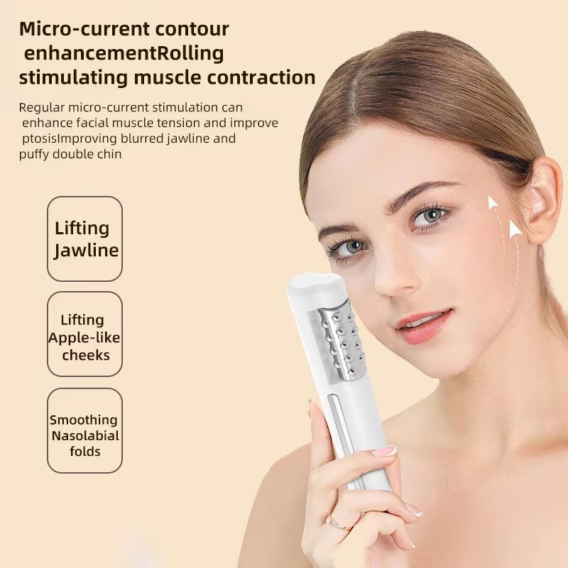 EMS Facial Roller With Heating Vibration Skin Tightening Lifting Beauty Device 4