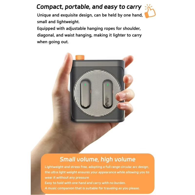 Portable Bluetooth Voice Amplifier With Lavalier Microphone 5