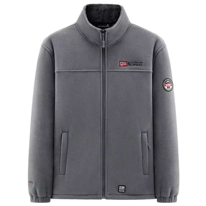 Mens Winter Fleece Jacket Thicken Warm Outdoor Hiking Camping Coat 7