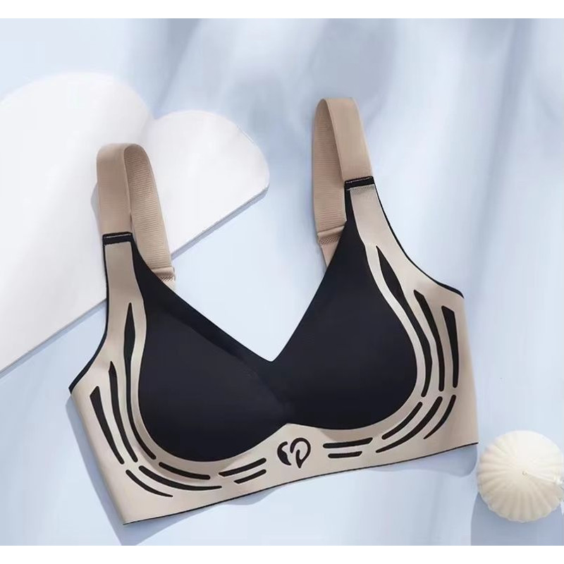Seamless Wireless PushUp Bra With Soft Support And Lift 6