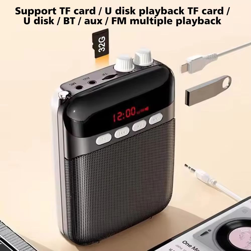 Wireless Portable Voice Amplifier For Teachers Trainers Singers 5
