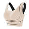 Womens Sports Bra With Front Adjustable Buckle Wireless Padded Workout Top 6