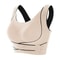 Womens Sports Bra With Front Adjustable Buckle Wireless Padded Workout Top 6