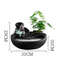 Ceramic Cat Water Fountain  Creative Desktop Waterfall  Indoor Pet Fountain 12
