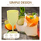 Set Of 6 Tall Juice Glasses Durable Plastic Beverage Cups For Home Bar 3