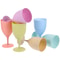 Set Of 6 Tall Juice Glasses Durable Plastic Beverage Cups For Home Bar 5