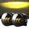 4Inch Amber LED Fog Lights 60W OffRoad Lamps For Jeep Wrangler 19972018 JK TJ LJ 0