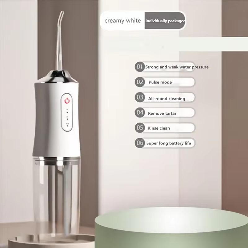 Portable Electric Tooth Washer Rechargeable Dental Cleaner For Teeth Whitening Oral Care 0