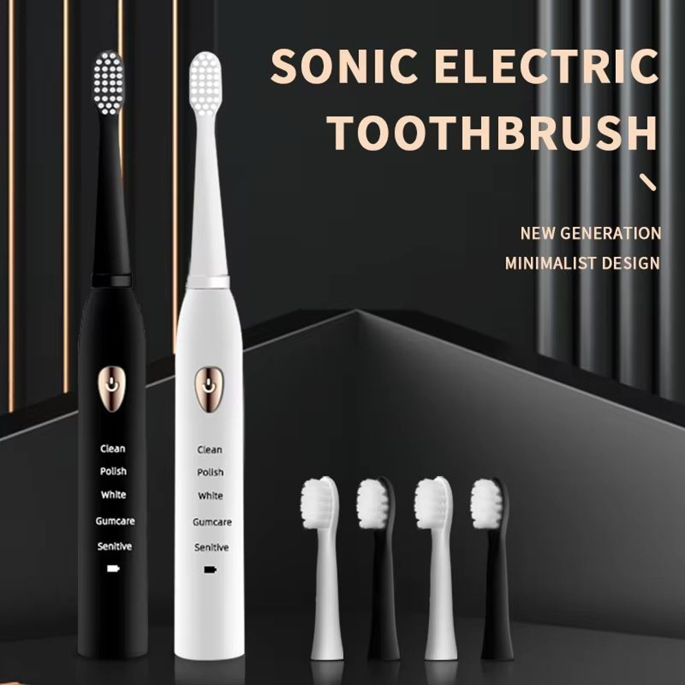Jianpai Sonic Electric Toothbrush 5 Modes USB Rechargeable Waterproof 0