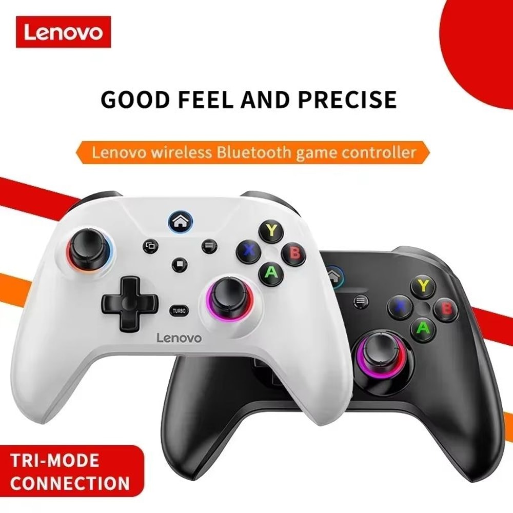 Lenovo S02 Wireless Controller Bluetooth Gamepad With Dual Vibration SixAxis Motion 1