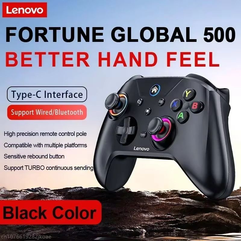 Lenovo S02 Wireless Controller Bluetooth Gamepad With Dual Vibration SixAxis Motion 6