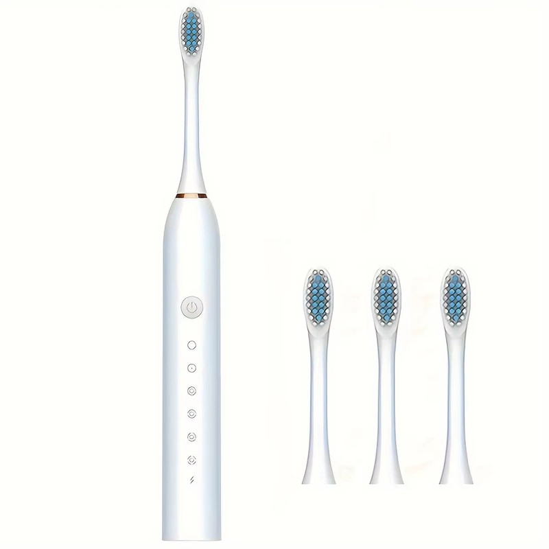 Universal Automatic Electric Toothbrush SixSpeed Rechargeable With Soft Bristles For Adults Child 6