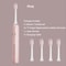 Rechargeable Sonic Electric Toothbrush 5 Modes 3 Intensities 4 Replacement Heads 10