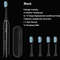 Rechargeable Sonic Electric Toothbrush 5 Modes 3 Intensities 4 Replacement Heads 9