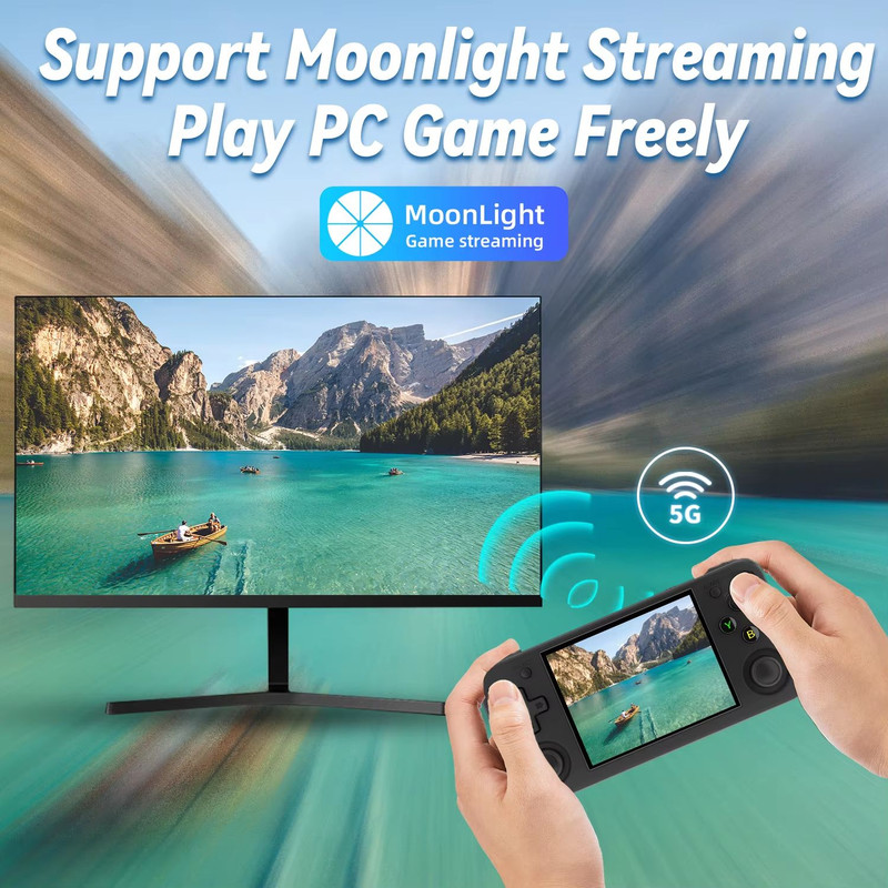 ANBERNIC RG35XX H Handheld Retro Game Console 35 IPS Screen 5000 Games 3300mAh Battery 5