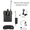 UHF Wireless Headset Microphone With Bodypack Transmitter Receiver LED Display For Teaching Prese 1